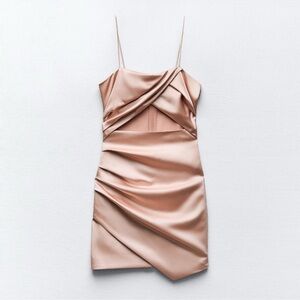 Zara satin mini dress